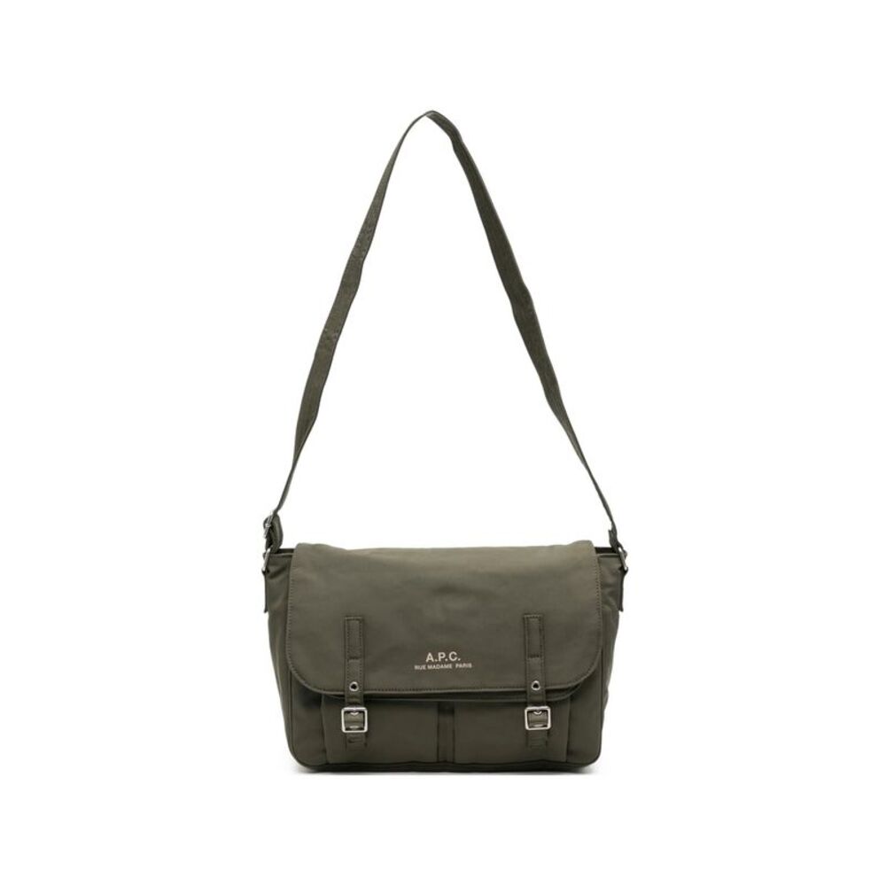 A.P.C. Green Messenger Bags Men